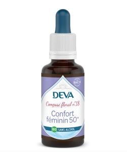 Complexe n°18 : Confort féminin 50+ - SANS ALCOOL BIO, 30 ml